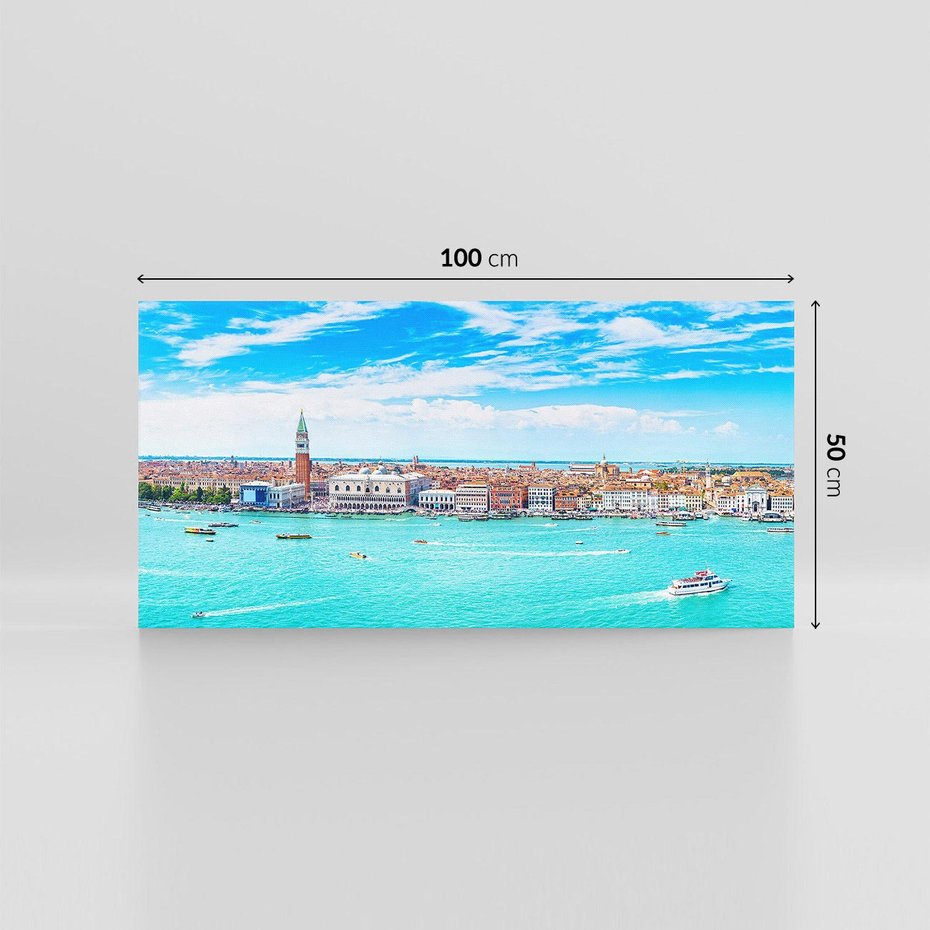 Obraz na płótnie 100x50 - Wenecja nad morzem: włoski romantyzm - Wenecja, Włochy