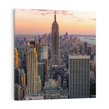 Obraz na płótnie 30x30 - Nowojorskie Wieżowce - Nowy York, wieżowce