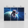 Obraz na płótnie 120x80 - Kosmiczna przygoda - kosmos, astronauta