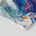 Obraz na płótnie 60x60 - Rytmy ukrytych pragnień - chaos i abstrakcja, plamy koloru
