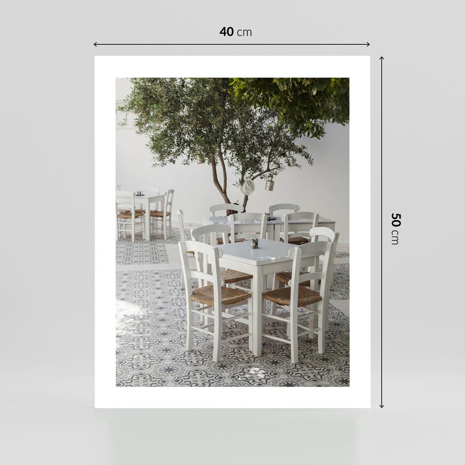 Plakat bez ramy 40x50 - Włoska restauracja pełna smaków - włoska, restauracja