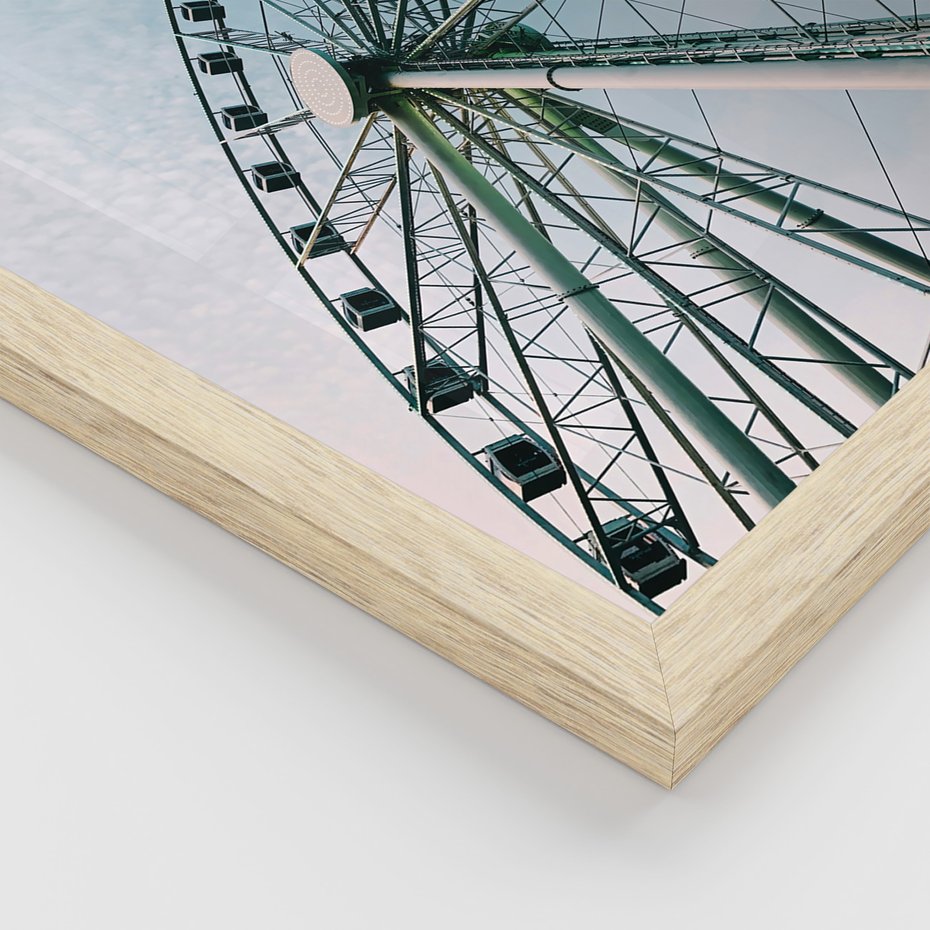 Zestaw obrazy w ramie 40x50 galeria - Wakacje, lato, pozytywny, cytat - rama drewno