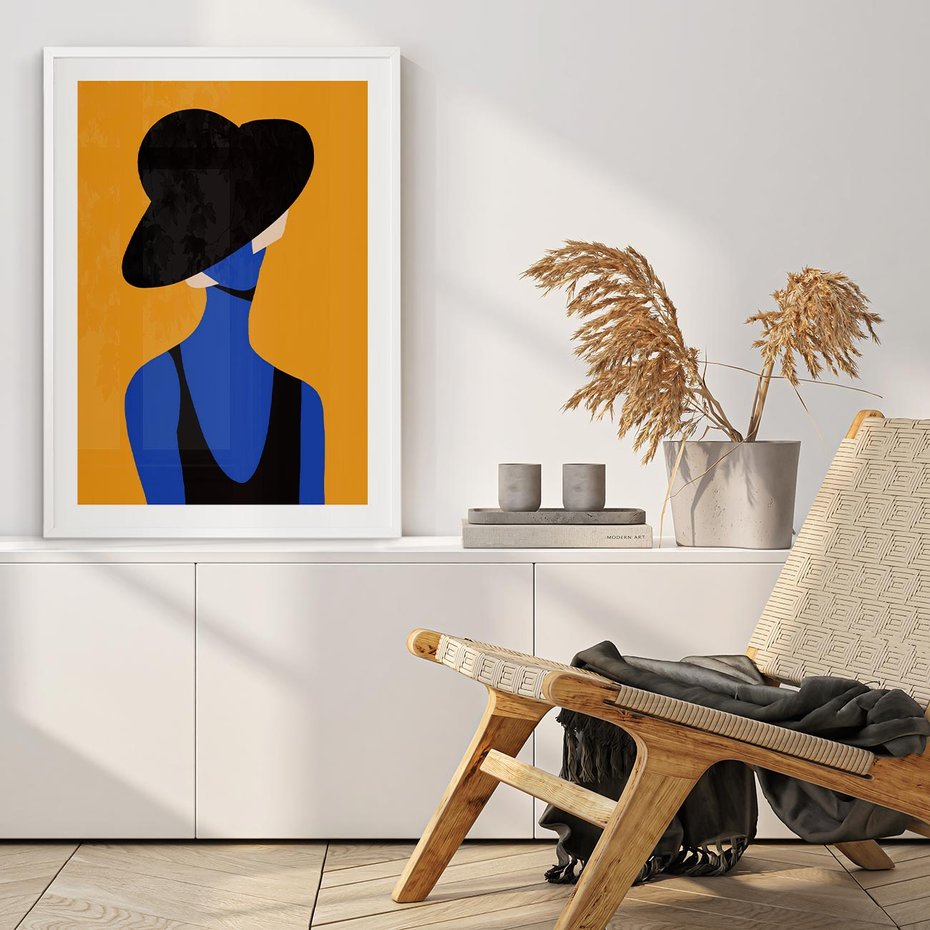 Plakat bez ramy 21x30 - Zaklęte Zniknięcie - sztuka nowoczesna, plakat