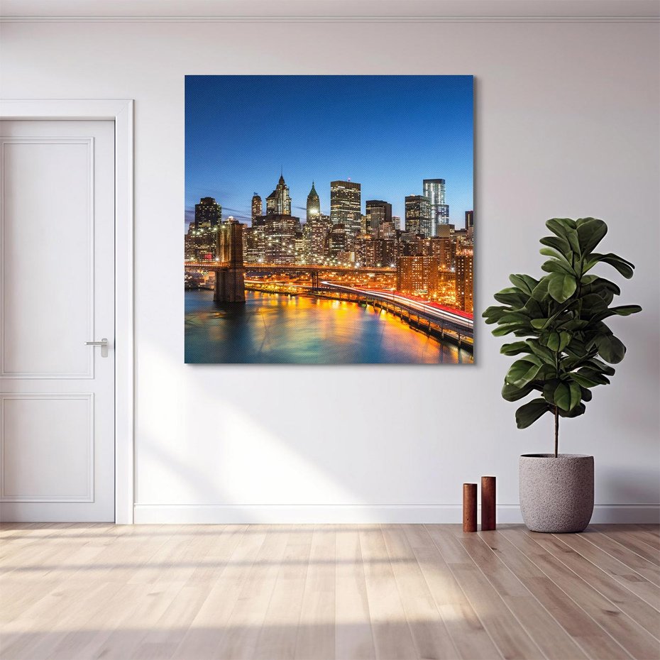 Obraz na płótnie 50x50 - Nowy Jork: miasto niezwykłych możliwości - Nowy York, USA