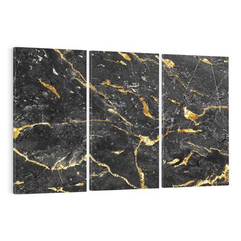 Obraz na płótnie 120x80 - Egzotyczny Blask - marmur, złoto