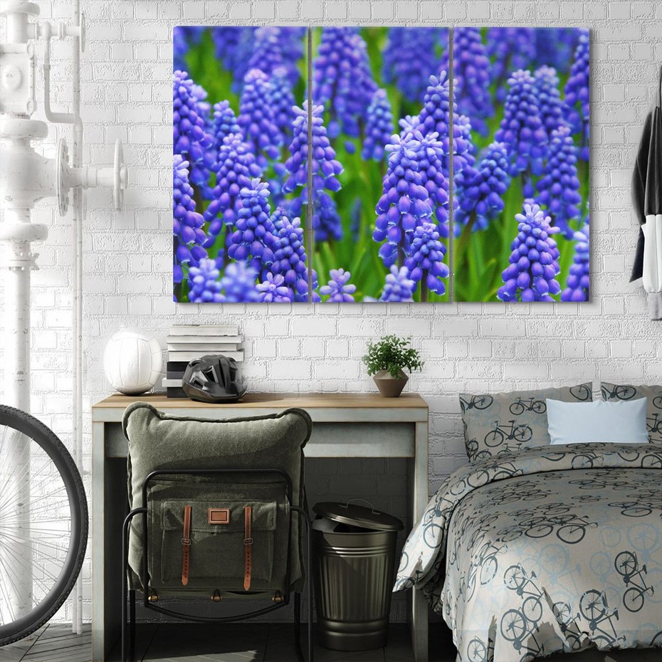 Obraz na płótnie 120x80 - Urok Lawendy - lawenda, kwiat