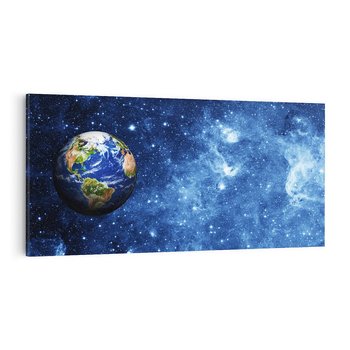 Obraz na płótnie 100x50 - Kosmiczne podróże na Ziemię - kosmos, ziemia