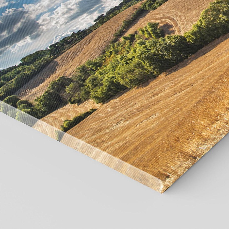 Obraz na płótnie 90x30 - Łąka góry i panoramiczny widok - łąka, góry