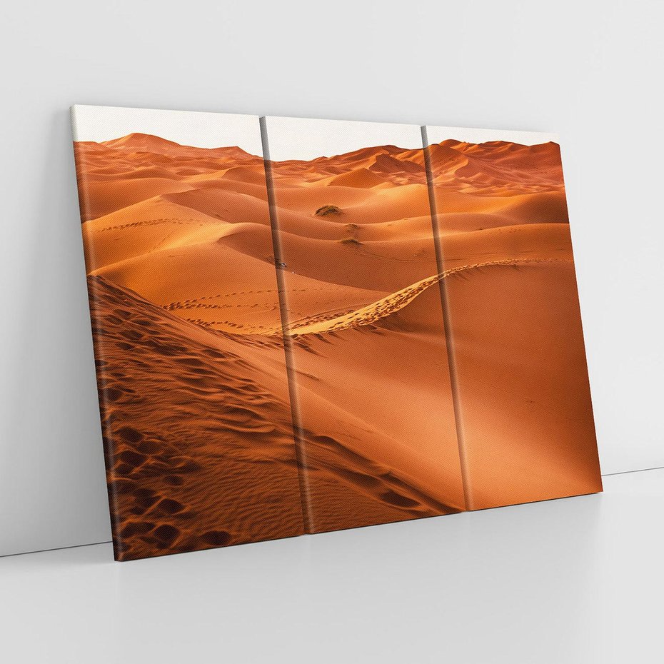 Obraz na płótnie 120x80 - Pustynny krajobraz - pustynia