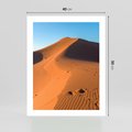 Plakat bez ramy 40x50 - Piasek pustyni wędruje - pustynia, piasek