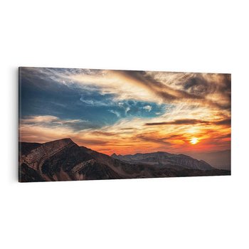 Obraz na płótnie 140x70 - Górski pejzaż w harmonii - góry, krajobraz