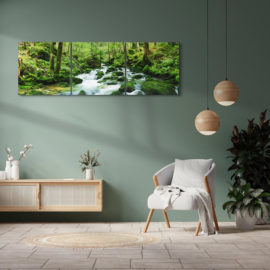 Obraz na płótnie 90x30 - Kolorowa Abstrakcja: Inspiracje Zebry - abstrakcja, 3d