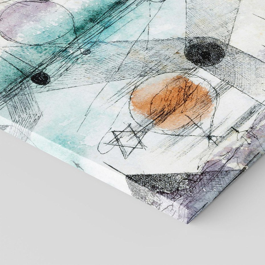 Obraz na płótnie 120x80 - In the realm of air 1917, Paul Klee - Reprodukcja - reprodukcja, obraz na płótnie