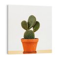 Obraz na płótnie 40x40 - Kwiatowy taniec kaktusa - kaktus, kwiat