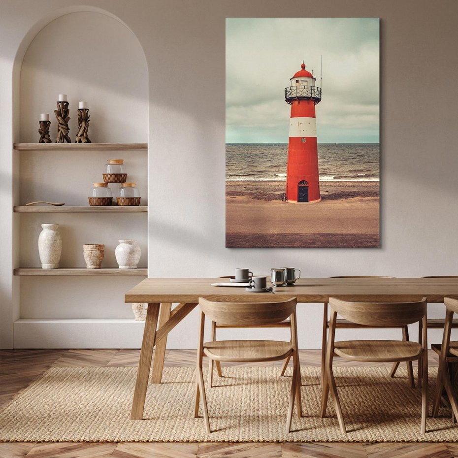 Obraz na płótnie 80x120 - Retro Urok Morza - fotografia w stylu retro, vintage