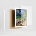 Plakat w ramie 40x50 - Mistyczna Przyroda - góry, jezioro - rama biała