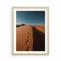 Plakat w ramie 50x70 - Piasek pustyni w ogniu - pustynia, piasek - rama drewno