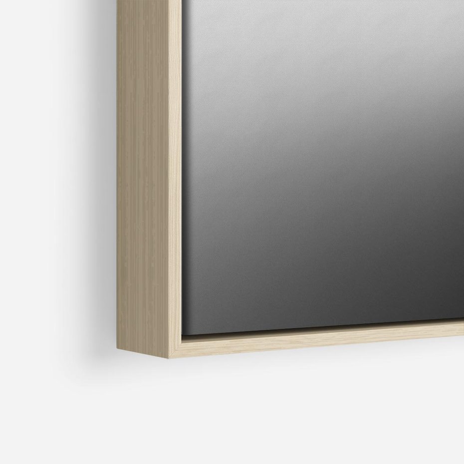 Obraz w ramie 120x80 - Mglista Perspektywa - czarno biała fotografia, drewniany pomost na jeziorze - rama drewno