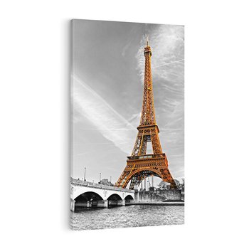 Obraz na płótnie 80x120 - Echa Wieży Eiffla - wieża, Eiffla