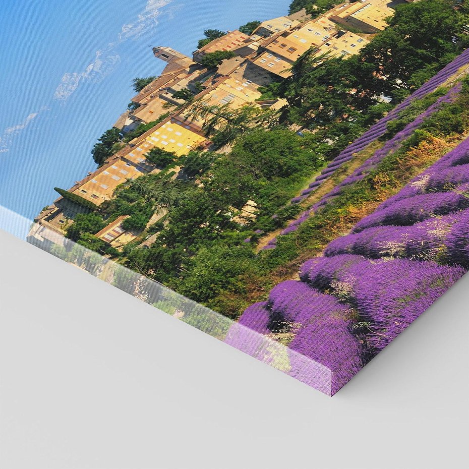 Obraz na płótnie 80x80 - Prowansalska Aura - lawenda, Prowansja