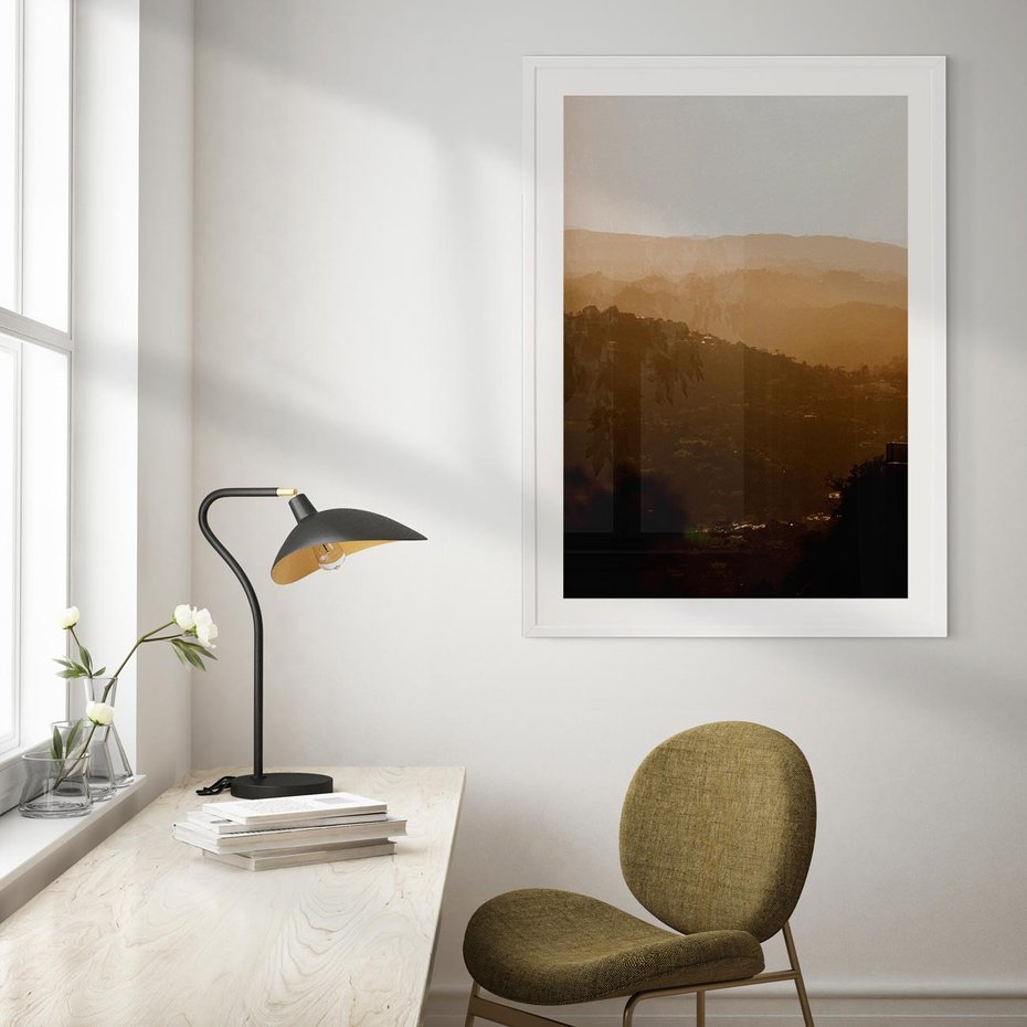 Plakat bez ramy 50x70 - Odejście Słońca - pejzaż, zachód