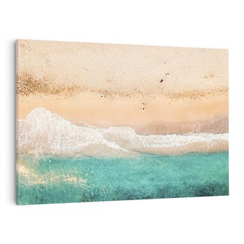 Obraz na płótnie 120x80 - Oczy turkusu - fotografia, plaża