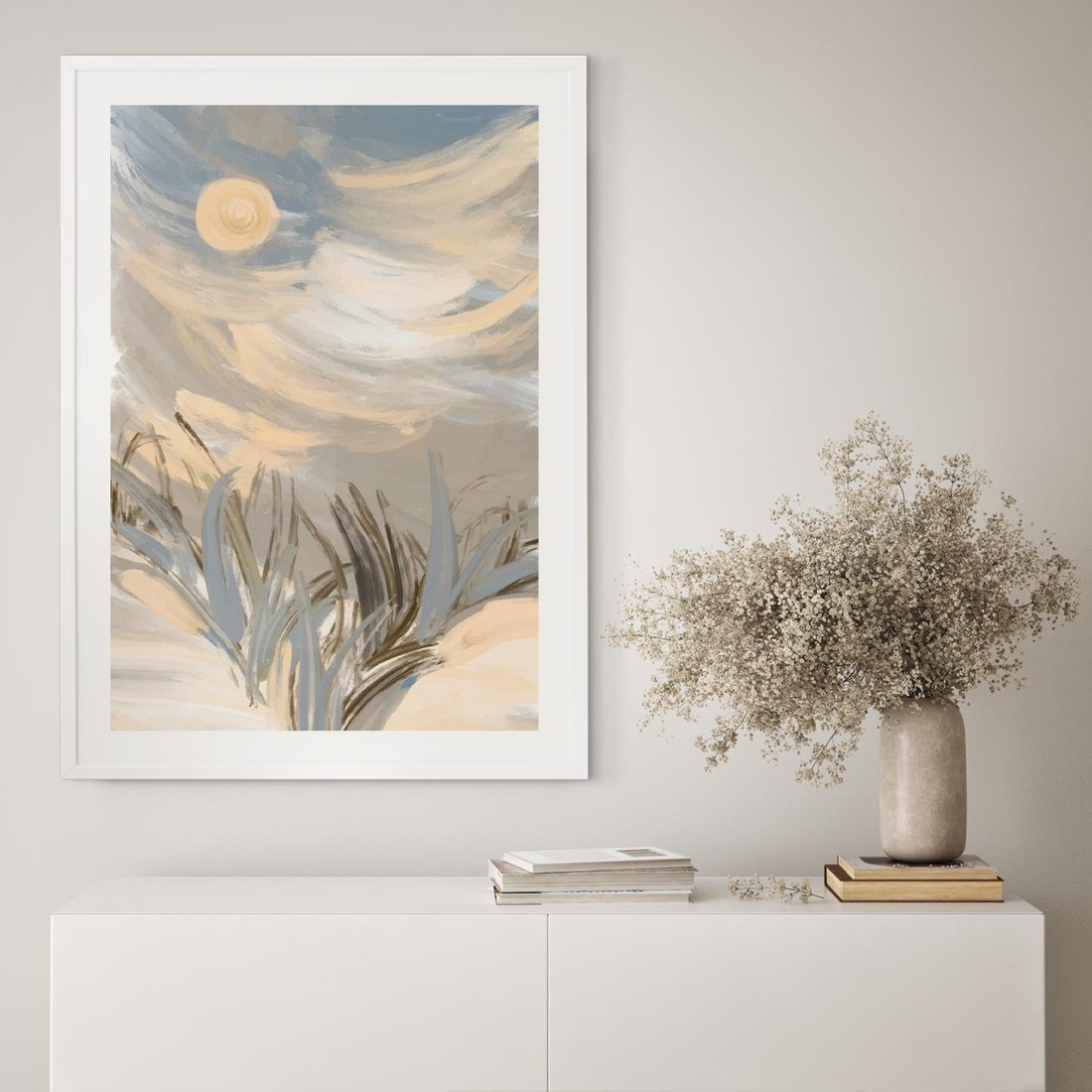 Plakat bez ramy 40x50 - Światłości Taniec - akwarela, obraz