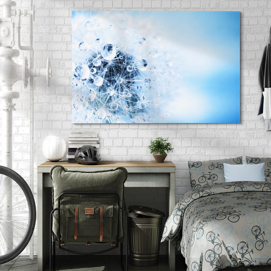 Obraz na płótnie 120x80 - Kwiatowa abstrakcja - abstrakcja, kwiat