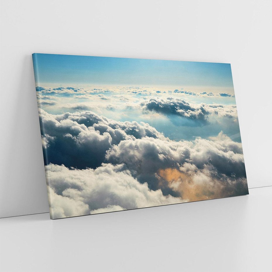 Obraz na płótnie 100x70 - kontemplacja nad horyzontem - niebo, chmury