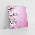 Obraz na płótnie 80x80 - Relaksujące Piękno - kwiaty, orchidea