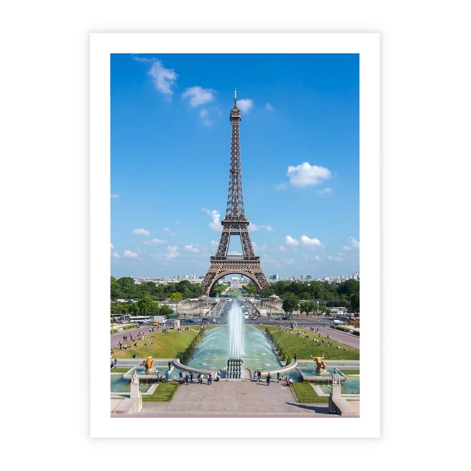 Plakat bez ramy 40x50 - Wieża Eiffla - Eiffla, Paryż