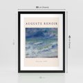 Plakat w ramie 30x40 - Auguste Renoir: Plakat z Pięknem Morza - auguste renoir, reprodukcja - rama czarna