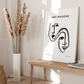 Plakat bez ramy 40x50 - Rozbijające Granice Boho - boho sztuka, twarze