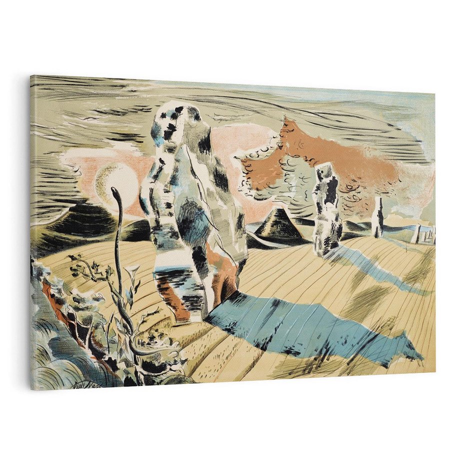 Obraz na płótnie 100x70 - Avebury (1937), Paul Nash - Reprodukcja - reprodukcja, obraz na płótnie