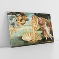 Obraz na płótnie 120x80 - "Narodziny Wenus" (1485), Sandro Botticelli - Reprodukcja - reprodukcja, obraz na płótnie