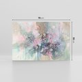 Obraz na płótnie 70x50 - Efemeryczne Kwitnienie Drzew - akwarela, rozmyte pastelowe tłó