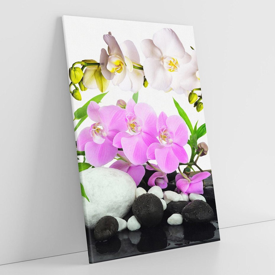 Obraz na płótnie 50x70 - Orchidea w SPA - spa, orchidea