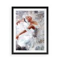 Plakat w ramie 50x70 - Baletowa Sztuka - balet, sztuka - rama czarna