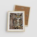 Plakat w ramie 40x50 - Tajemniczy Stróż - sowa, las - rama drewno