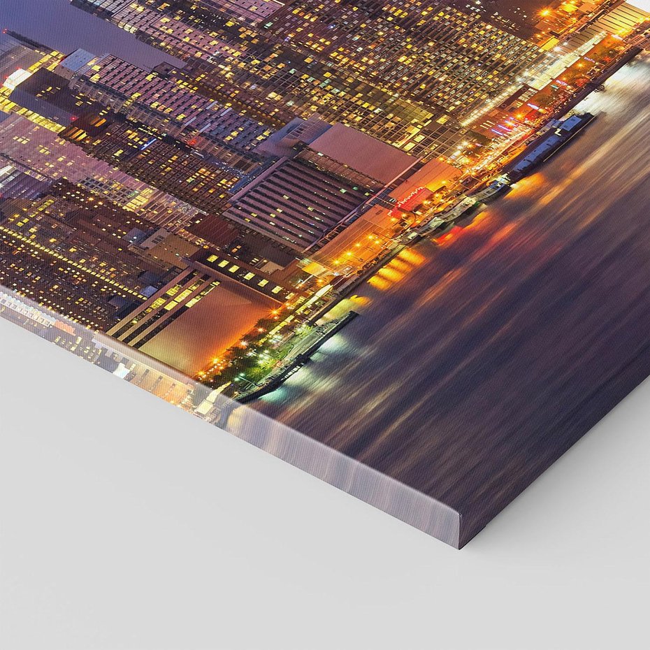 Obraz na płótnie 30x30 - Dusza Ameryki: miasto nieprzespanych nocy - Ameryka, USA