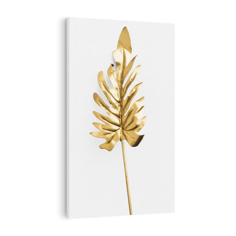 Obraz na płótnie 70x100 - Ponadczasowy Urok - złote, liście
