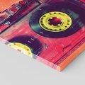 Obraz na płótnie 60x60 - Kaseta - Muzyka Retro - kaseta, muzyka