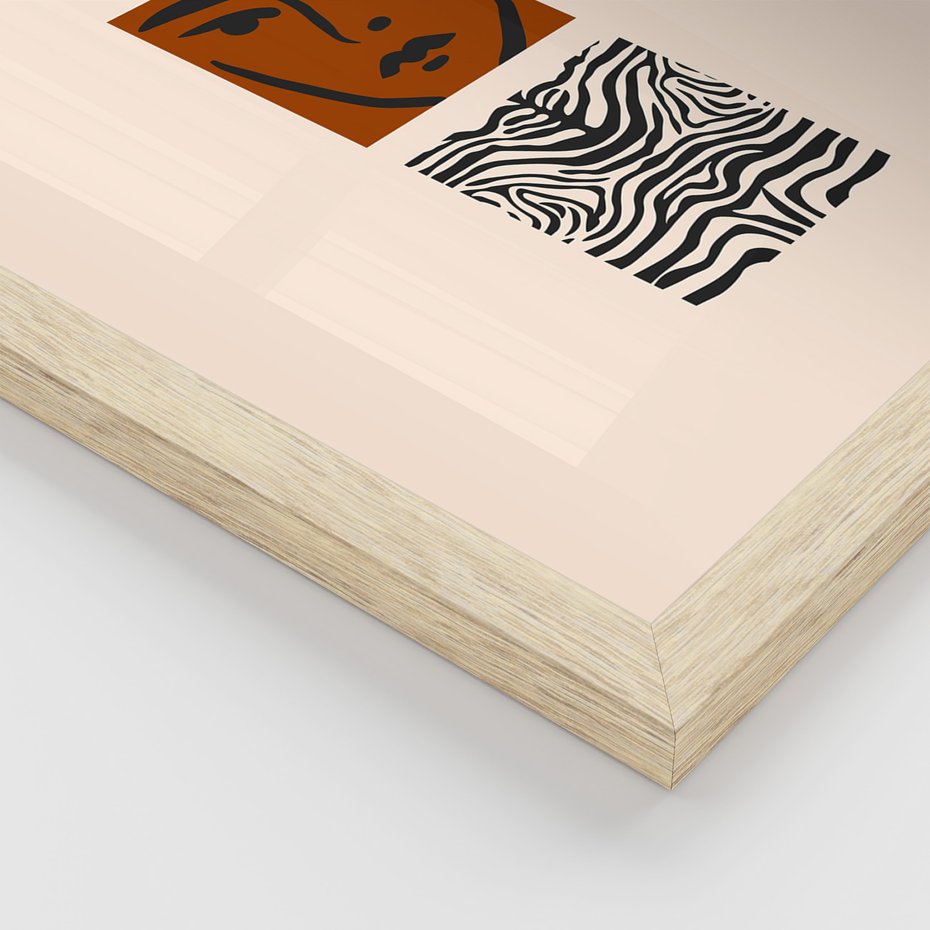 Zestaw obrazy w ramie 30x40 galeria - Plakaty, sztuka, art - rama drewno