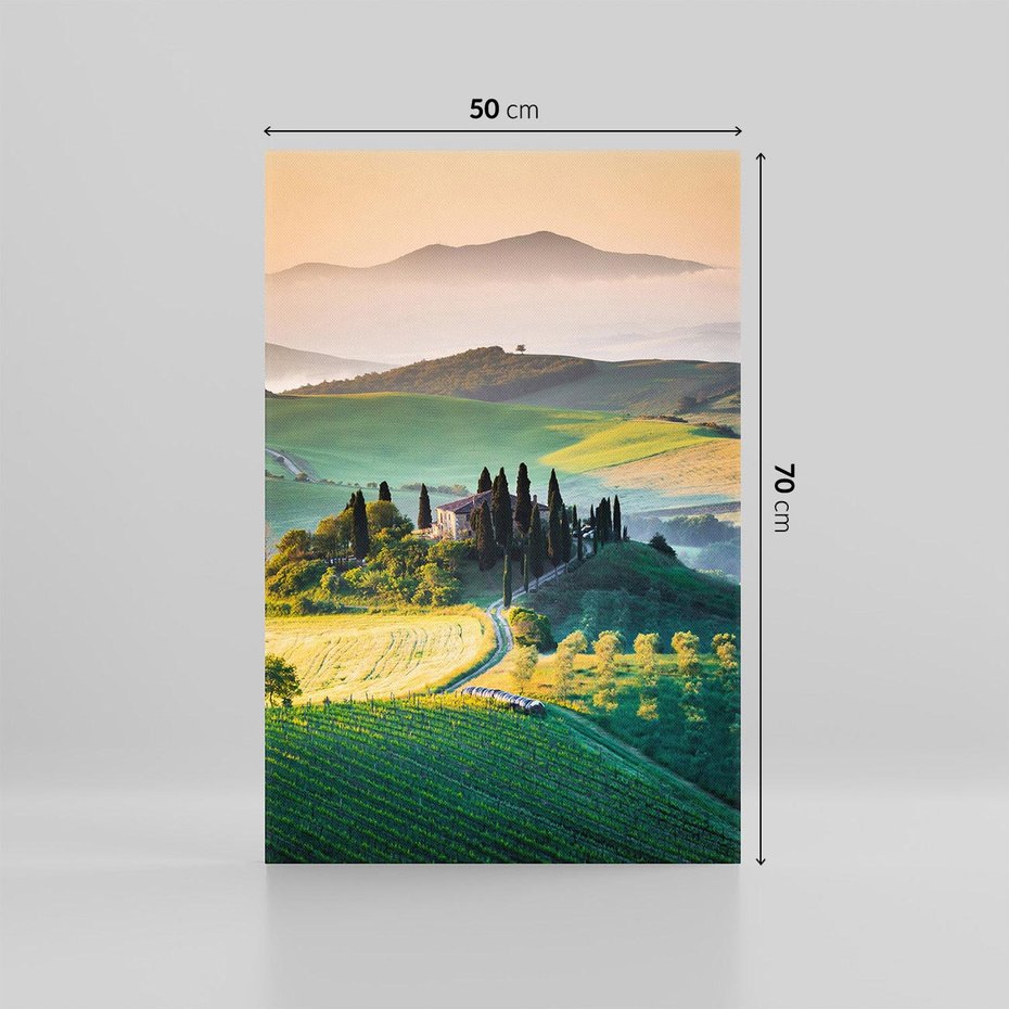 Obraz na płótnie 50x70 - Perspektywa malowniczego widoku - widok, perspektywa