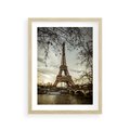 Plakat w ramie 30x40 - Uroczystość w Paryżu - Paryż, wieża - rama drewno