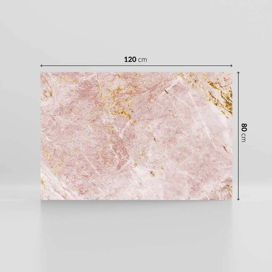 Obraz na płótnie 120x80 - Wyjątkowa Stylizacja - marmur, złoto