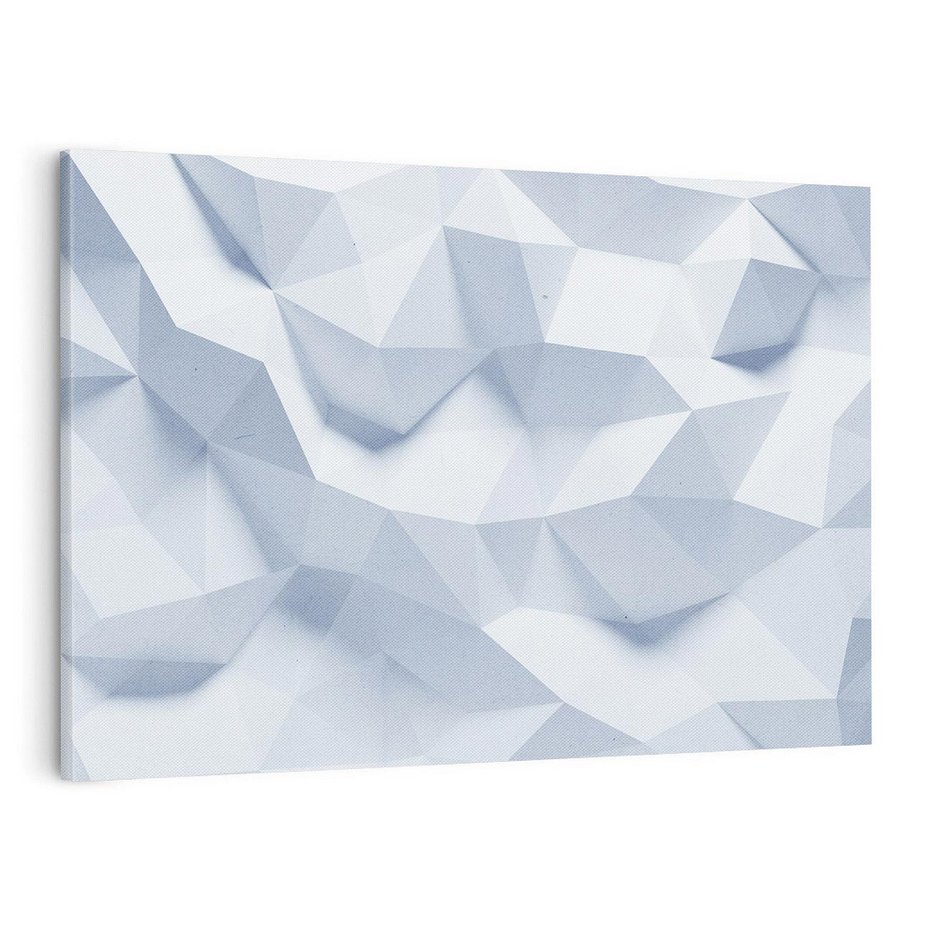 Obraz na płótnie 70x50 - Trójwymiarowa geometria - geometria, 3d