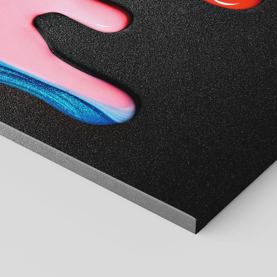 Obraz na płótnie 100x70 - Abstrakcja Kolorowych Farb - farba, abstrakcja