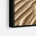 Obraz w ramie 100x70 - Piasek i Nieskończoność - pustynia, piasek - rama czarna
