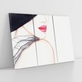 Obraz na płótnie 120x80 - Stylowa Ekspresja - kobieta, moda